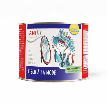 Fisch und Fleisch - Nassfutter für Katzen - ANIfit