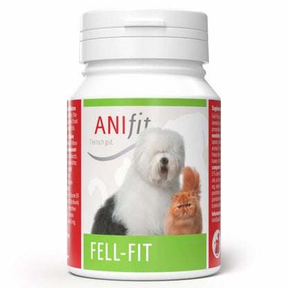 ANIfit Fell Fit – Ergänzungsfuttermittel für glänzendes Fell bei Hunden und Katzen