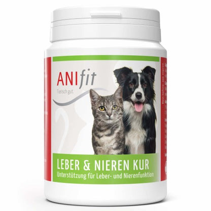 Leber & Nieren Kur - ANIfit Nahrungsergänzung für Hunde und Katzen