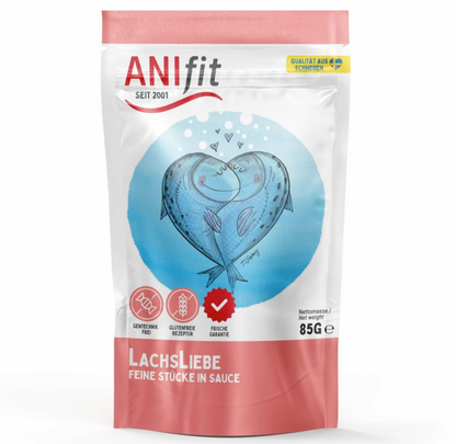 Nassfutter für Katzen - Lachs - Naturbelassen I