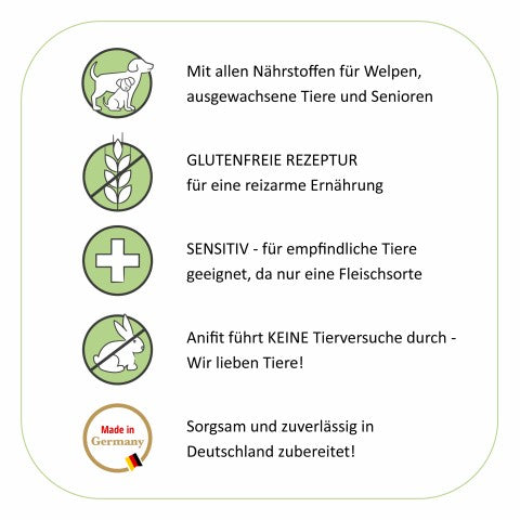Infografik: glutenfreie Rezeptur, sensibel, Made in Deutschland