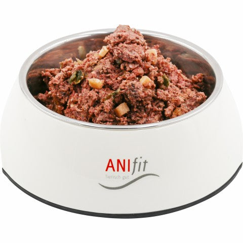 Lamm-Nassfutter im Napf, monoprotein