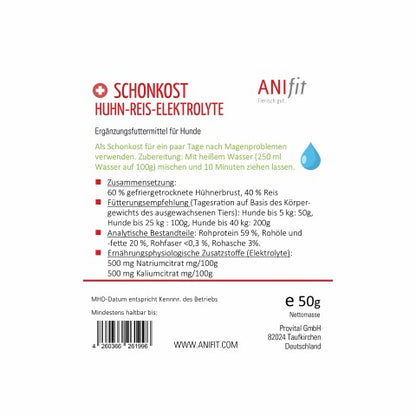 ANIfit Schonkost Huhn Reis I Hundefutter von ANIfit